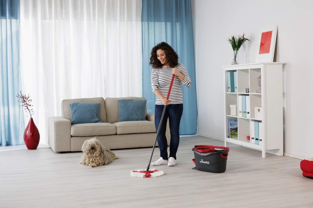 Vileda Turbo 2'si 1 Arada Sıkma Mop ve Kova Seti